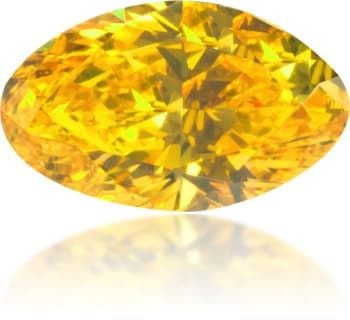 Loose Diamond - OVAL 0.28ct Fancy Vivid Orange SI2