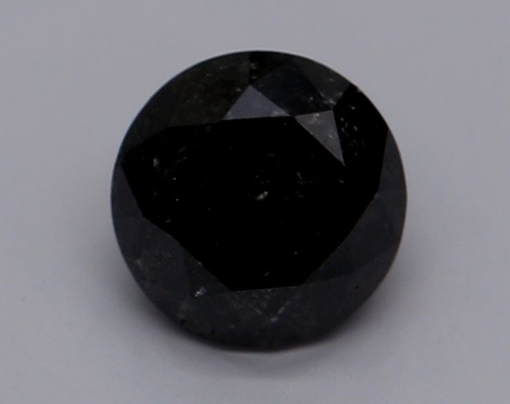 Loose Diamond - ROUND 0.68ct Fancy Black VVS2