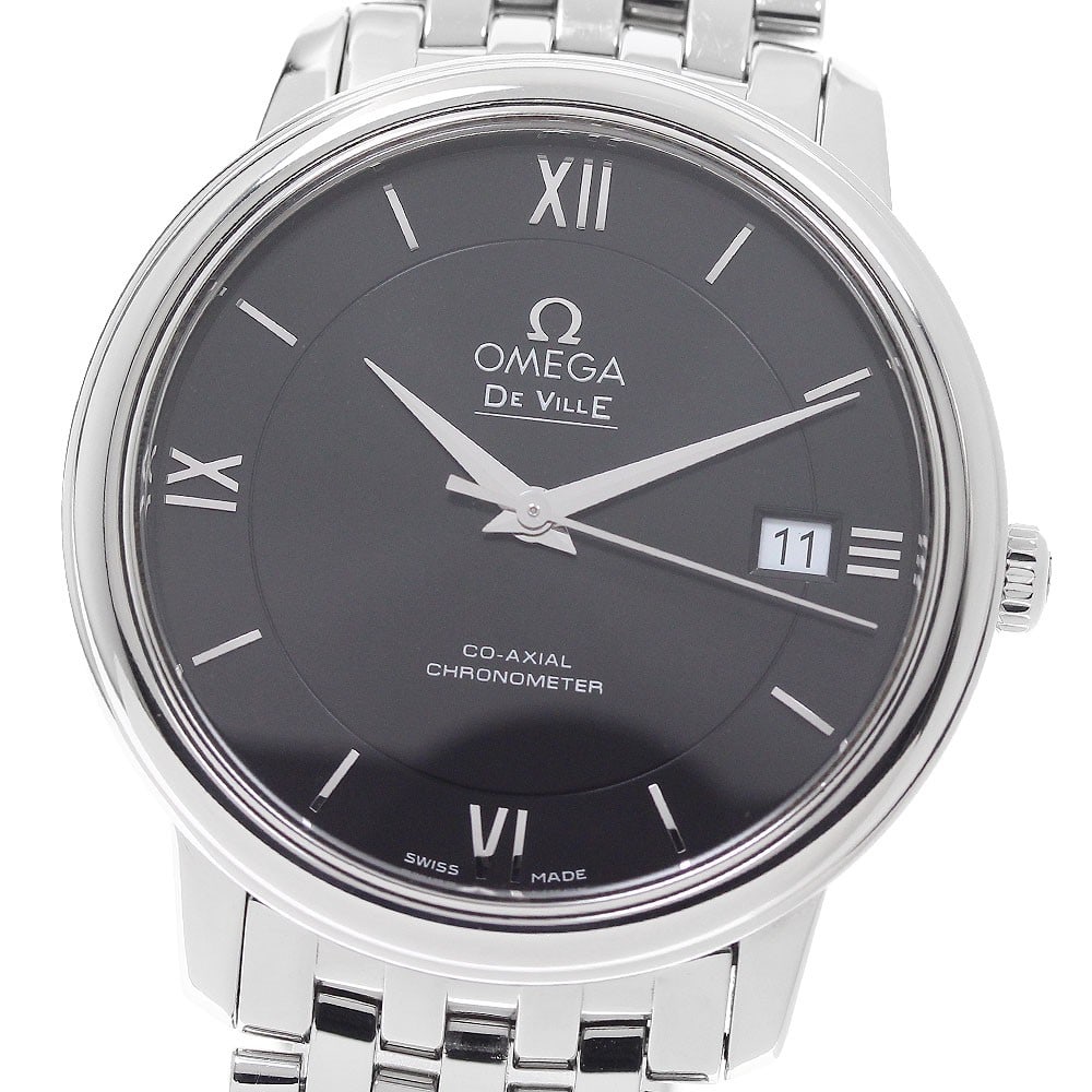 OMEGA De Ville Prestige 424.10.37.20.01.001 Mens Co-Axial Date Watch: OMEGA De Ville Prestige 424.10.37.20.01.001 Mens Co-Axial Date Watch OMEGA De Ville Prestige Co-Axial Date men's wristwatch, reference 424.10.37.20.01.001. This pre-owned Swiss-made watch is presented