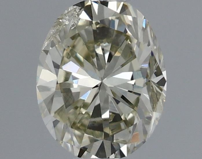 Loose Diamond - OVAL 0.49ct Fancy Gray Greenish Yellow
