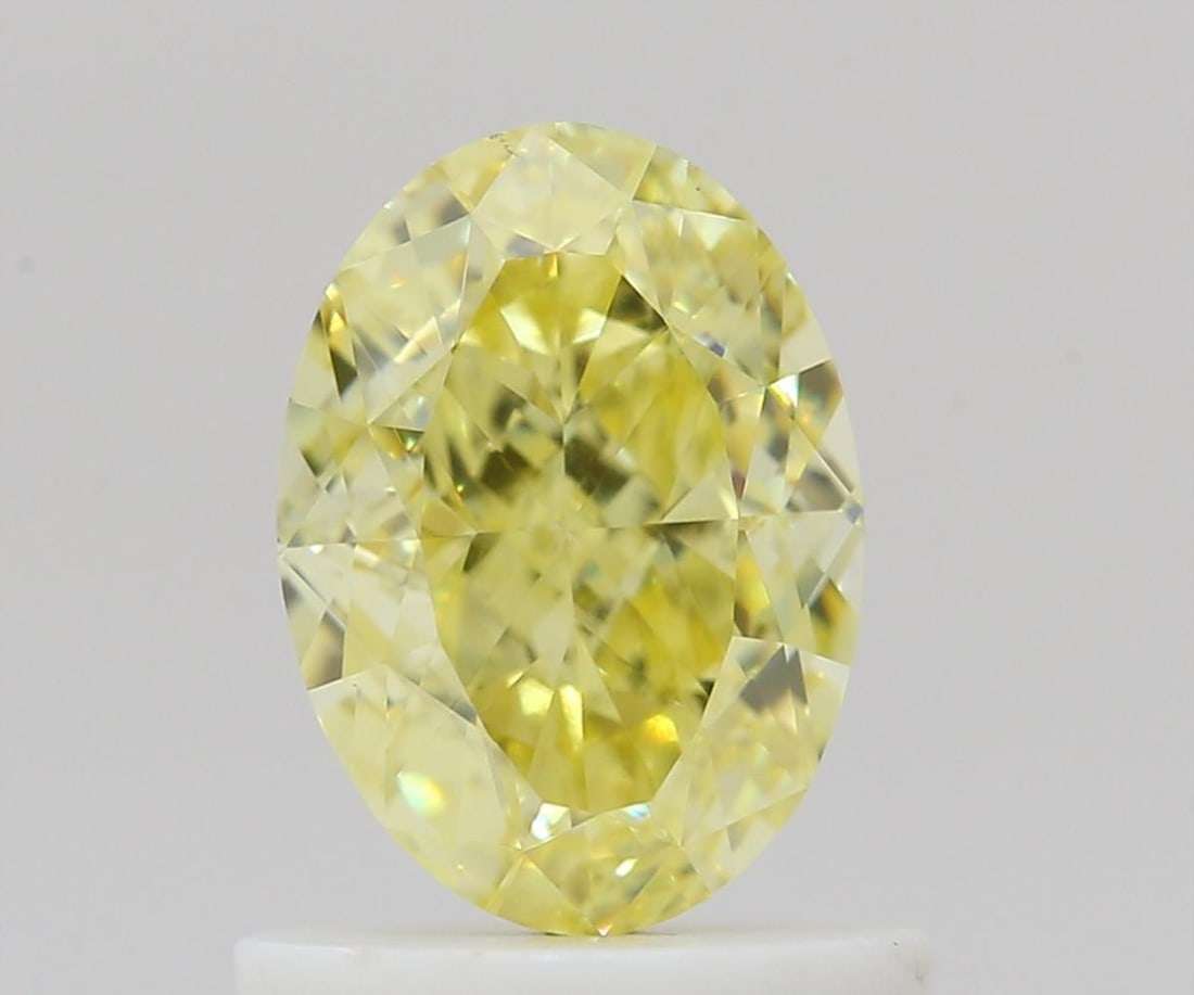 Loose Diamond - OVAL 1.02ct Fancy Intense Yellow VS2
