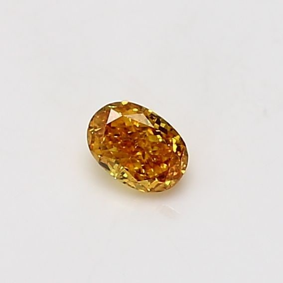 Loose Diamond - OVAL 0.23ct Fancy Vivid Orange Yellow SI2 (1 of 1)