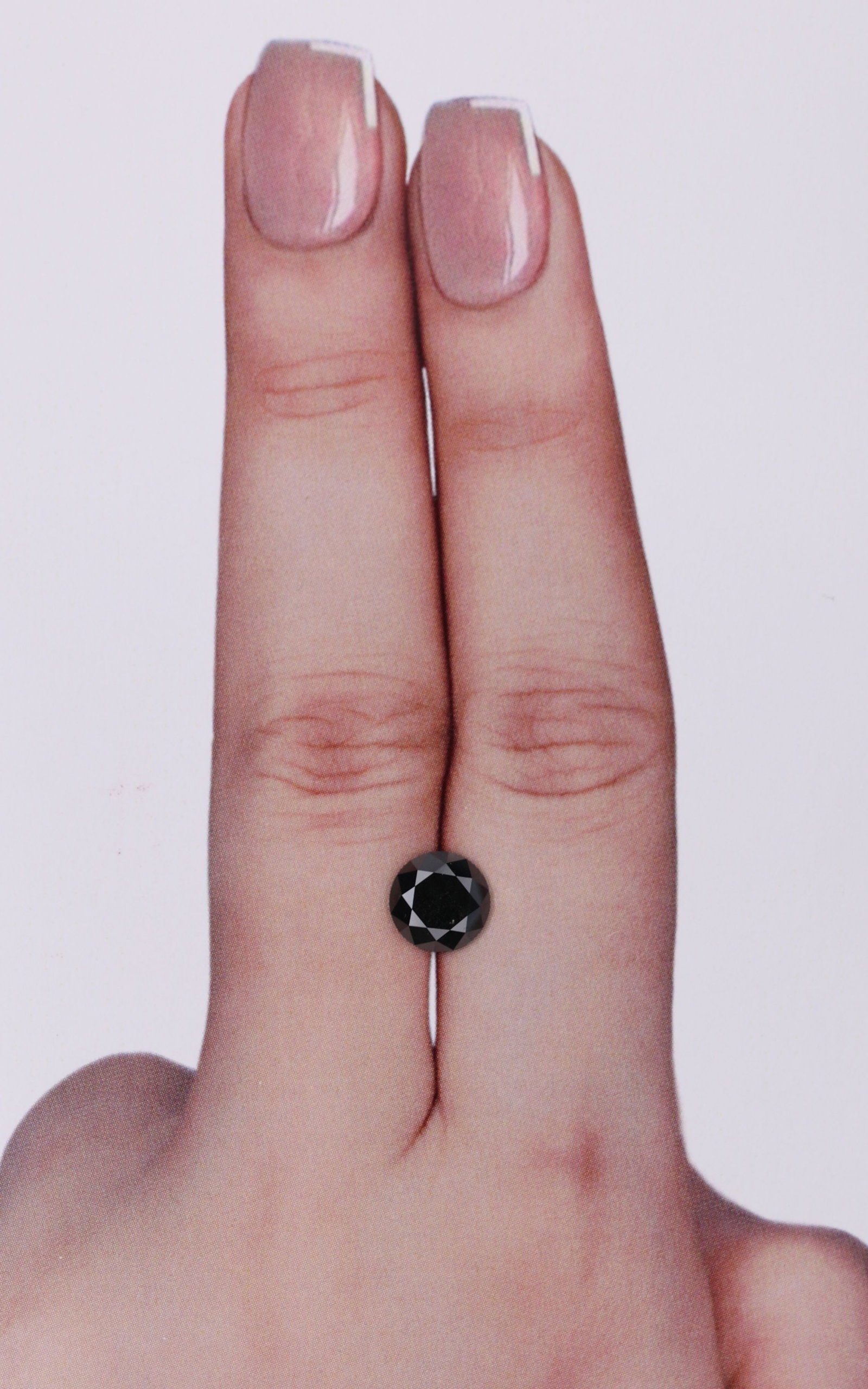 Loose Diamond - ROUND 1.43ct Black