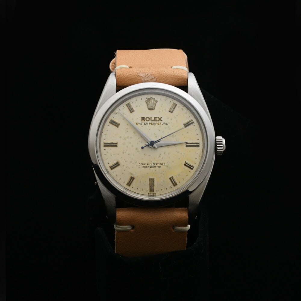 Rolex Oyster Perpetual 6614 Stainless Steel Automatic Men's Watch: Rolex Oyster Perpetual 6614 Stainless Steel Automatic Men's Watch This Rolex Oyster Perpetual Ref. 6614 men's wristwatch, crafted in Switzerland around 1960, features a stainless steel case measuring 