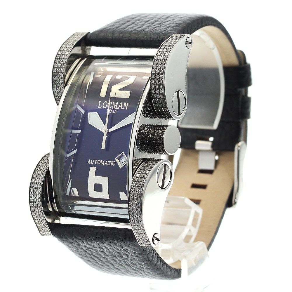 Men's Automatic Wristwatch LOCMAN 500 Latin Large Date Diamond Rubber