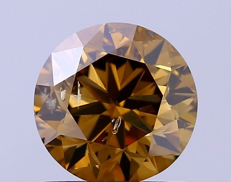 Loose Diamond - ROUND 1.09ct Fancy Dark Brown SI2