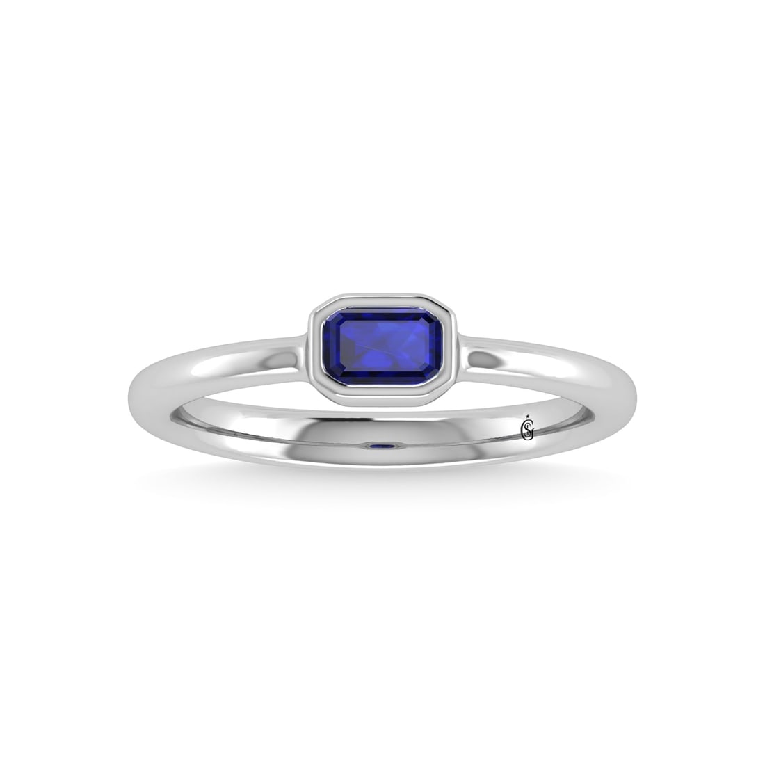 14K White Gold Blue Sapphire 1/3 Ct.Tw. Fashion Ring: 14K White Gold Blue Sapphire 1/3 Ct.Tw. Fashion Ring 14k White Gold Stone Color: G-h Stone Clarity: Aaa Each ring is presented in standard size 6.5. Complimentary resizing is available between sizes 5