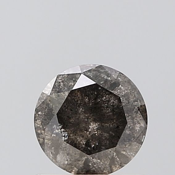 Loose Diamond - ROUND 0.65ct Salt and Pepper VS2