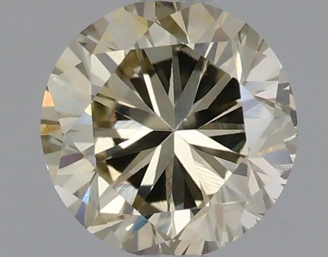 Loose Diamond - ROUND 0.49ct Fancy Brownish Greenish Yellow