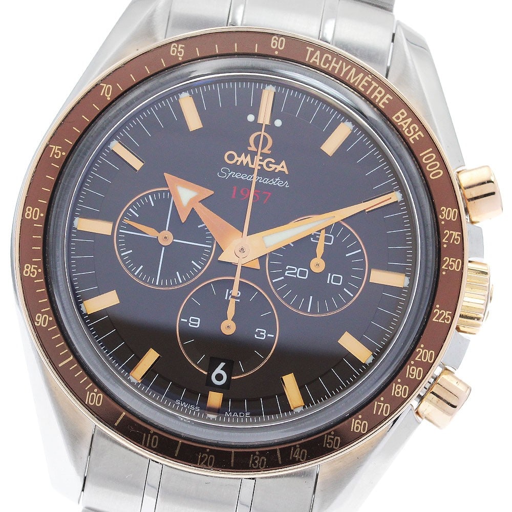 OMEGA Speedmaster Broad Arrow 1957 Chronograph Wristwatch