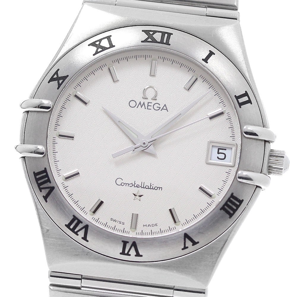 Omega Constellation Date Quartz Men's Wristwatch 1512.30: Omega Constellation Date Quartz Men's Wristwatch 1512.30 This is an OMEGA Constellation Date Quartz men's wristwatch, crafted in Switzerland. The watch features a quartz movement and a date display. I