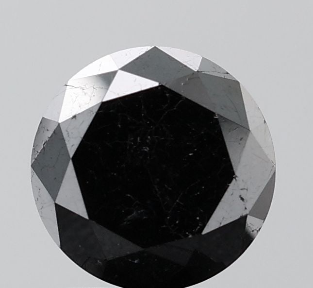 Loose Diamond - ROUND 2.71ct Black VS2