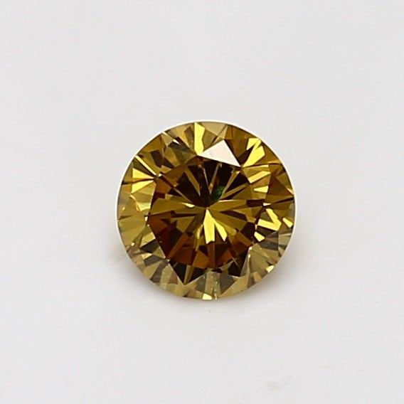 Loose Diamond - ROUND 0.43ct Fancy Deep Yellow Brown: Loose Diamond - ROUND 0.43ct Fancy Deep Yellow Brown Source: Natural Shape: ROUND Carats: 0.43 Color: Fancy Deep Yellow Brown Certification: GIA Video: