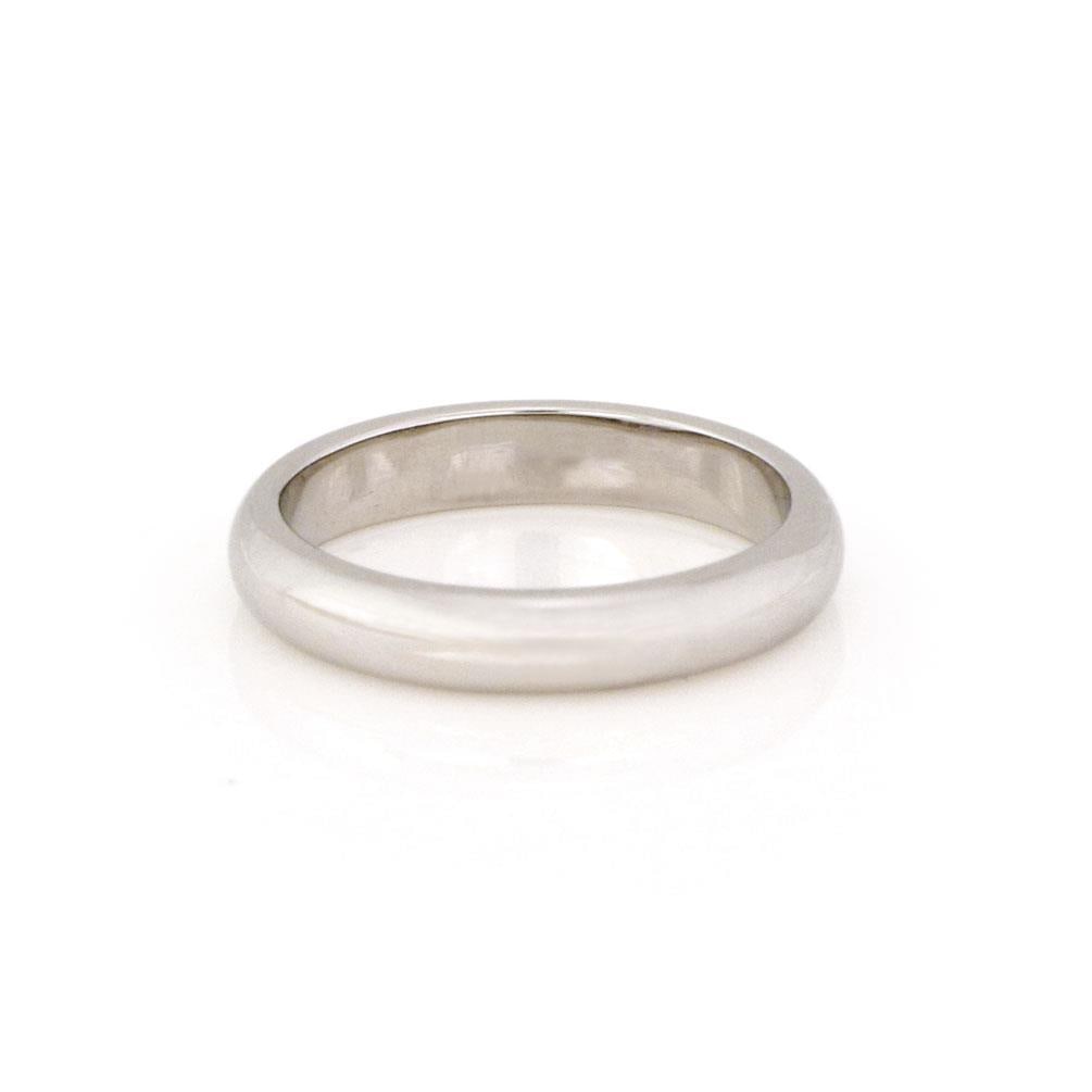 Cartier Platinum 3.5mm Dome Wedding Band Ring US 5 w/Certification