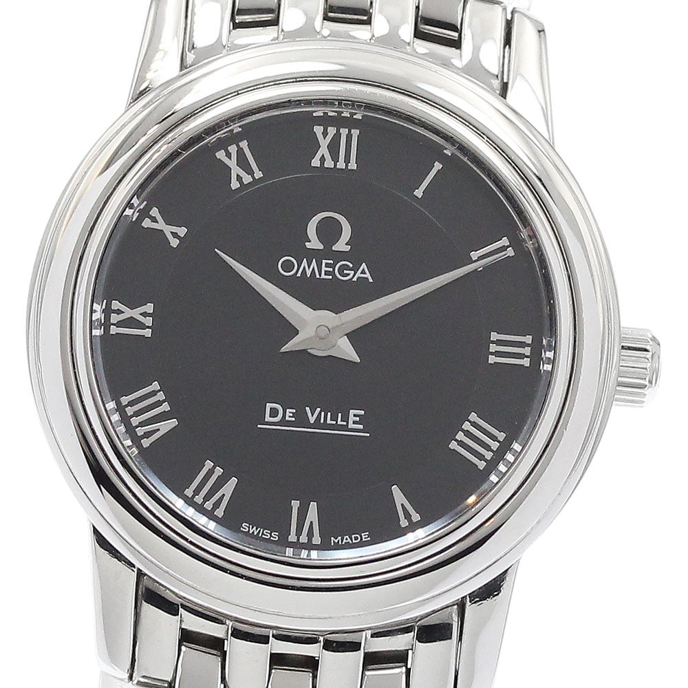 Omega De Ville Prestige Quartz Womens Stainless Steel Watch 4570.52: Omega De Ville Prestige Quartz Womens Stainless Steel Watch 4570.52 This OMEGA De Ville Prestige Quartz wristwatch is designed for women and features a stainless steel case and bracelet. The watch has