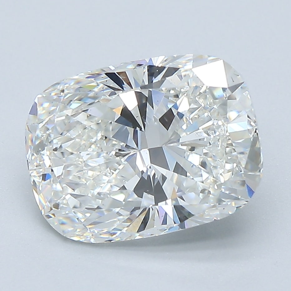 Loose Diamond - CUSHION 3.4ct F VS2: Loose Diamond - CUSHION 3.4ct F VS2 Source: Natural Mined Diamond Shape: CUSHION Carats: 3.4 Color: F Clarity: VS2 Certification: GIA Condition: Pre-Owned PLEASE NOTE: Framed, Large, or heavy items do