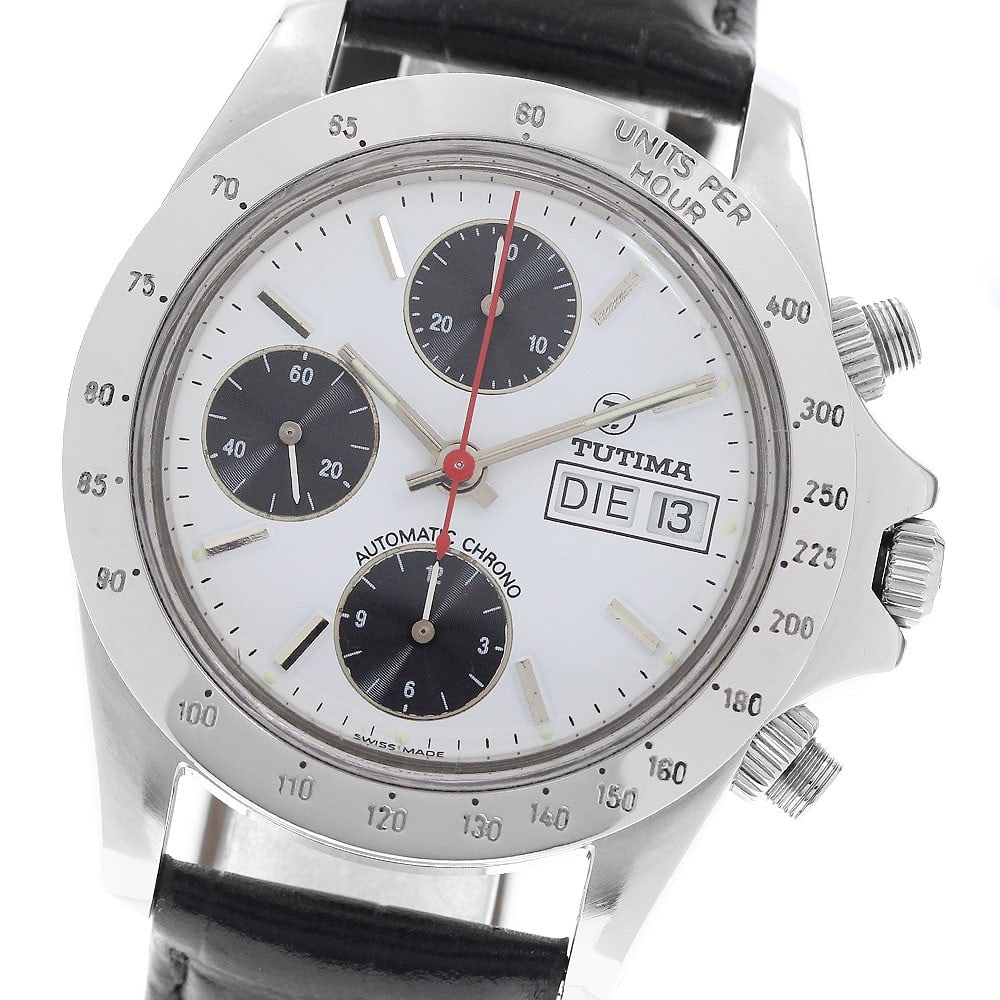 Tutima Glashutte mens automatic chronograph wristwatch with day date (1 of 6)