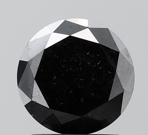 Loose Diamond - ROUND 2.32ct Black VS1: Loose Diamond - ROUND 2.32ct Black VS1 Source: Natural Shape: ROUND Carats: 2.32 Color: Black Certification: NONE Video: