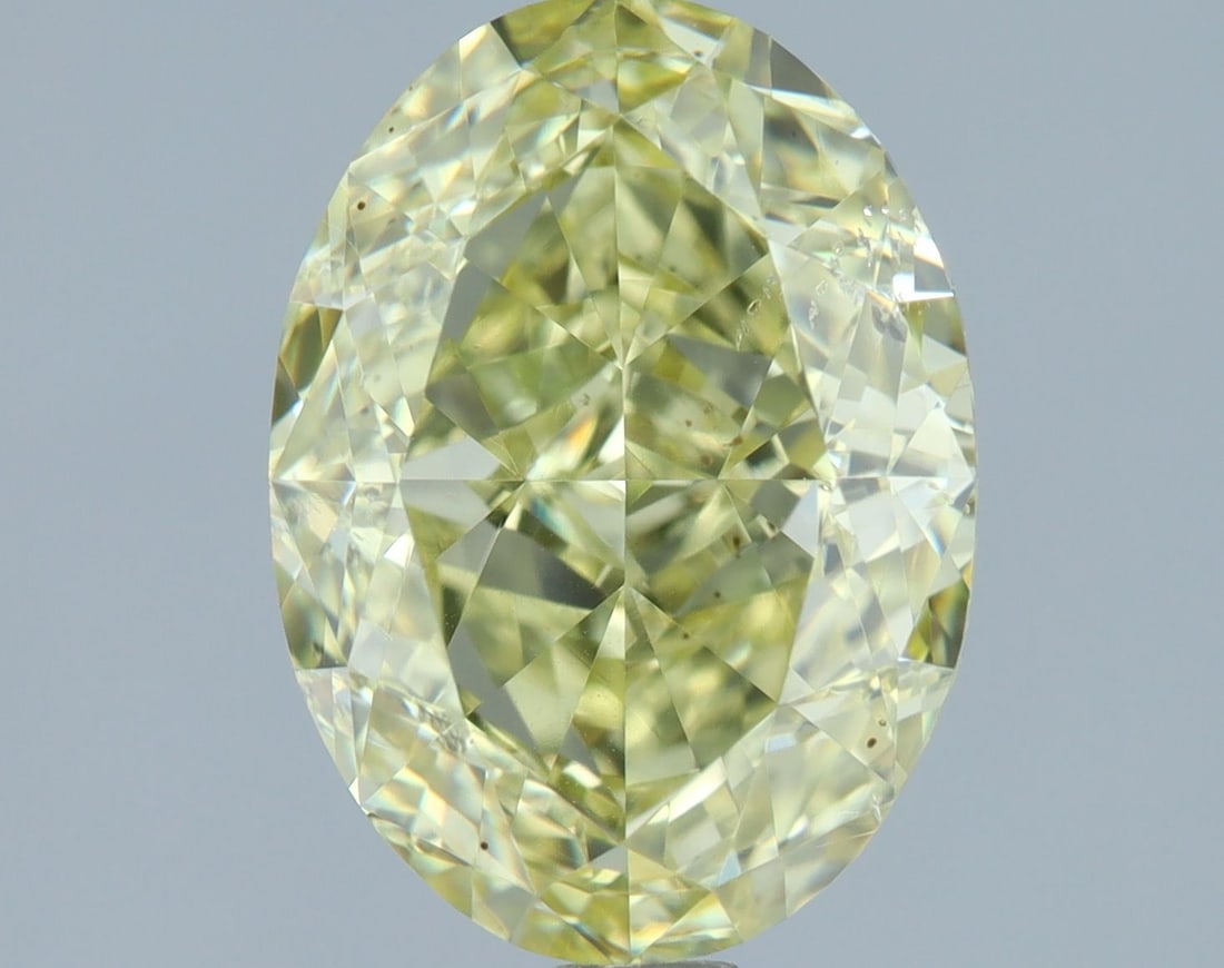 Loose Diamond - OVAL 2.07ct Fancy Brownish Greenish Yellow SI2: Loose Diamond - OVAL 2.07ct Fancy Brownish Greenish Yellow SI2 Source: Natural Shape: OVAL Carats: 2.07 Color: Fancy Brownish Greenish Yellow Certification: GIA Video: