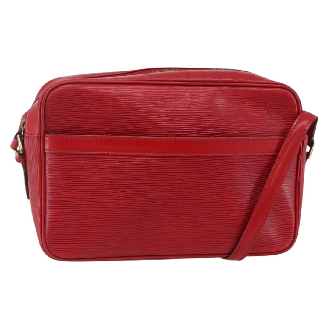 Louis Vuitton Epi Trocadero 27 Red Shoulder Bag M52317 Auth: Louis Vuitton Epi Trocadero 27 Red Shoulder Bag M52317 Auth This Louis Vuitton Epi Trocadero 27 Shoulder Bag is a stylish and functional accessory crafted in France from premium Epi leather in a vibra