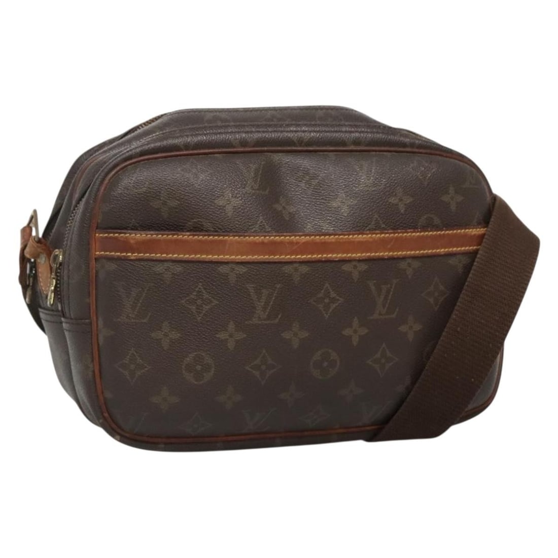 LOUIS VUITTON Monogram Reporter PM Shoulder Bag M45254 France Auth (1 of 18)