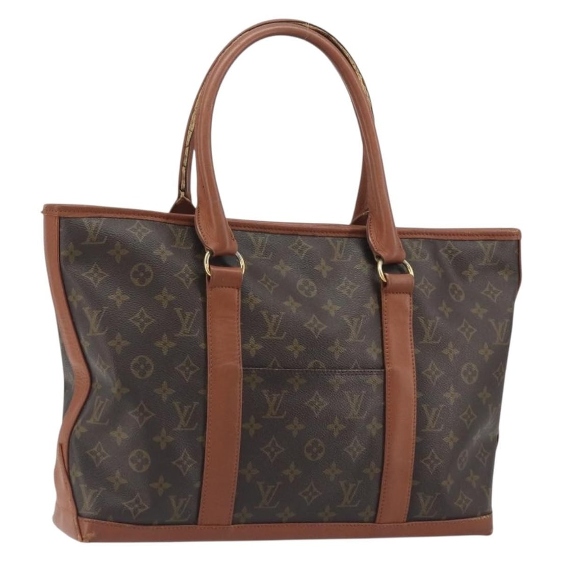 Louis Vuitton M42425 Sac Weekend PM Monogram Canvas Tote: Louis Vuitton M42425 Sac Weekend PM Monogram Canvas Tote Louis Vuitton Monogram Sac Weekend PM tote bag in Monogram Canvas, made in France. This women's tote is identified as product no. M42425 and me