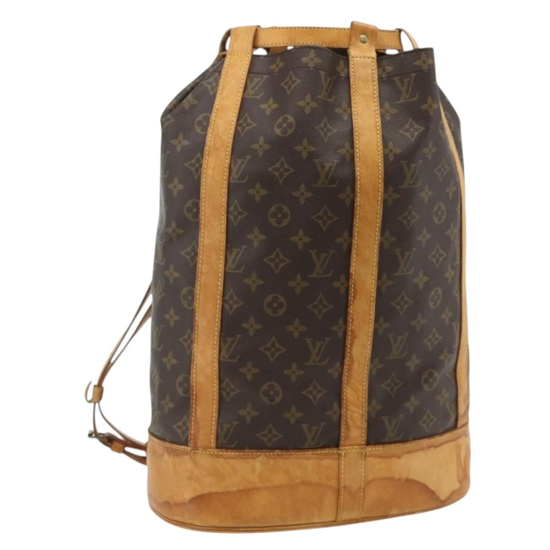Louis Vuitton Randonnee GM Monogram Canvas Shoulder Bag M42244 with Pouch: Louis Vuitton Randonnee GM Monogram Canvas Shoulder Bag M42244 with Pouch This Louis Vuitton Monogram Randonnee GM Shoulder Bag features the iconic monogram canvas exterior and is designed for women. 