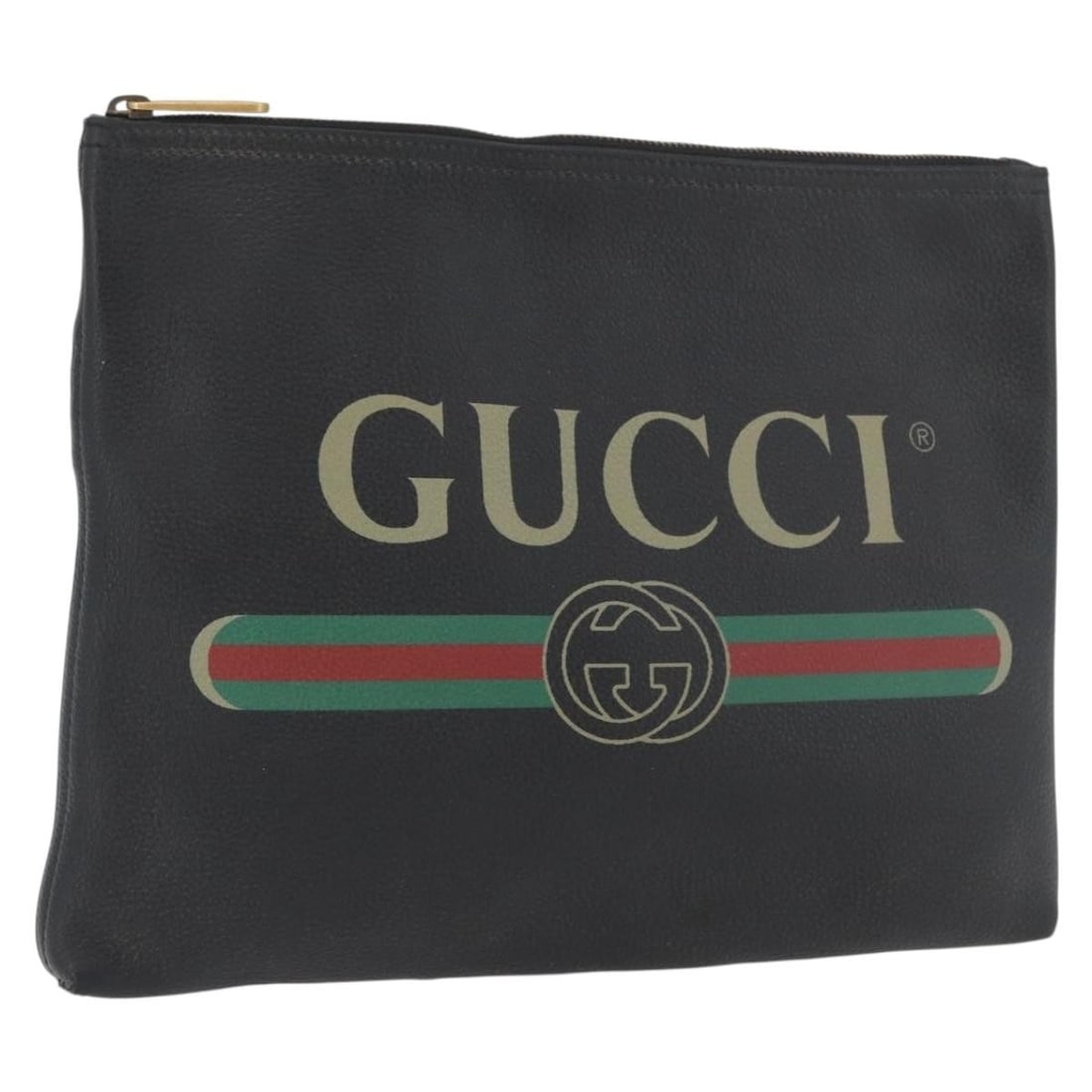 Black Leather 500981 Clutch Purse by Gucci for Women: Black Leather 500981 Clutch Purse by Gucci for Women This is a women's Gucci clutch bag crafted from black leather. The bag features a classic rectangular shape with approximate dimensions of 30cm in 