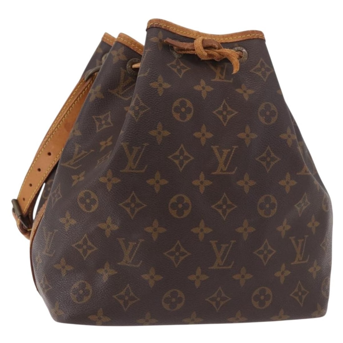 Louis Vuitton Petit Noe M42226 Monogram Canvas Shoulder Bag: Louis Vuitton Petit Noe M42226 Monogram Canvas Shoulder Bag Louis Vuitton Petit Noe shoulder bag in Monogram Canvas, made in France. This women's bag features the classic Monogram color and comes as t