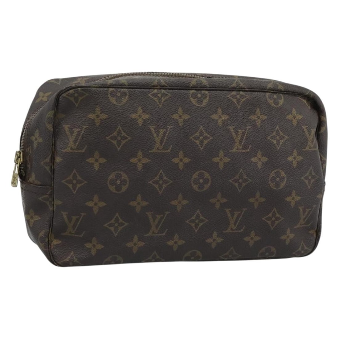Louis Vuitton M47522 Monogram Canvas Trousse Toilette 28 Clutch: Louis Vuitton M47522 Monogram Canvas Trousse Toilette 28 Clutch Louis Vuitton Monogram Trousse Toilette 28 clutch bag in Monogram Canvas. Made in France, product no. M47522, with serial no. 854NO. The