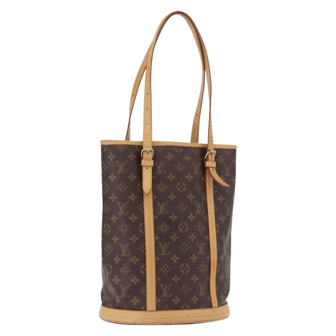 Louis Vuitton M42236 Monogram Canvas Bucket GM Shoulder Bag: Louis Vuitton M42236 Monogram Canvas Bucket GM Shoulder Bag Louis Vuitton Monogram Bucket GM shoulder bag in Monogram Canvas, made in France. This women's bag features the M42236 product line and come
