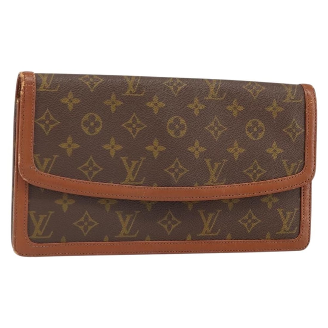 Louis Vuitton Monogram Canvas Pochette Dam GM Clutch M51810: Louis Vuitton Monogram Canvas Pochette Dam GM Clutch M51810 This Louis Vuitton Monogram Pochette Dam GM clutch bag features the brand's iconic monogram canvas in a classic clutch style. Made in France