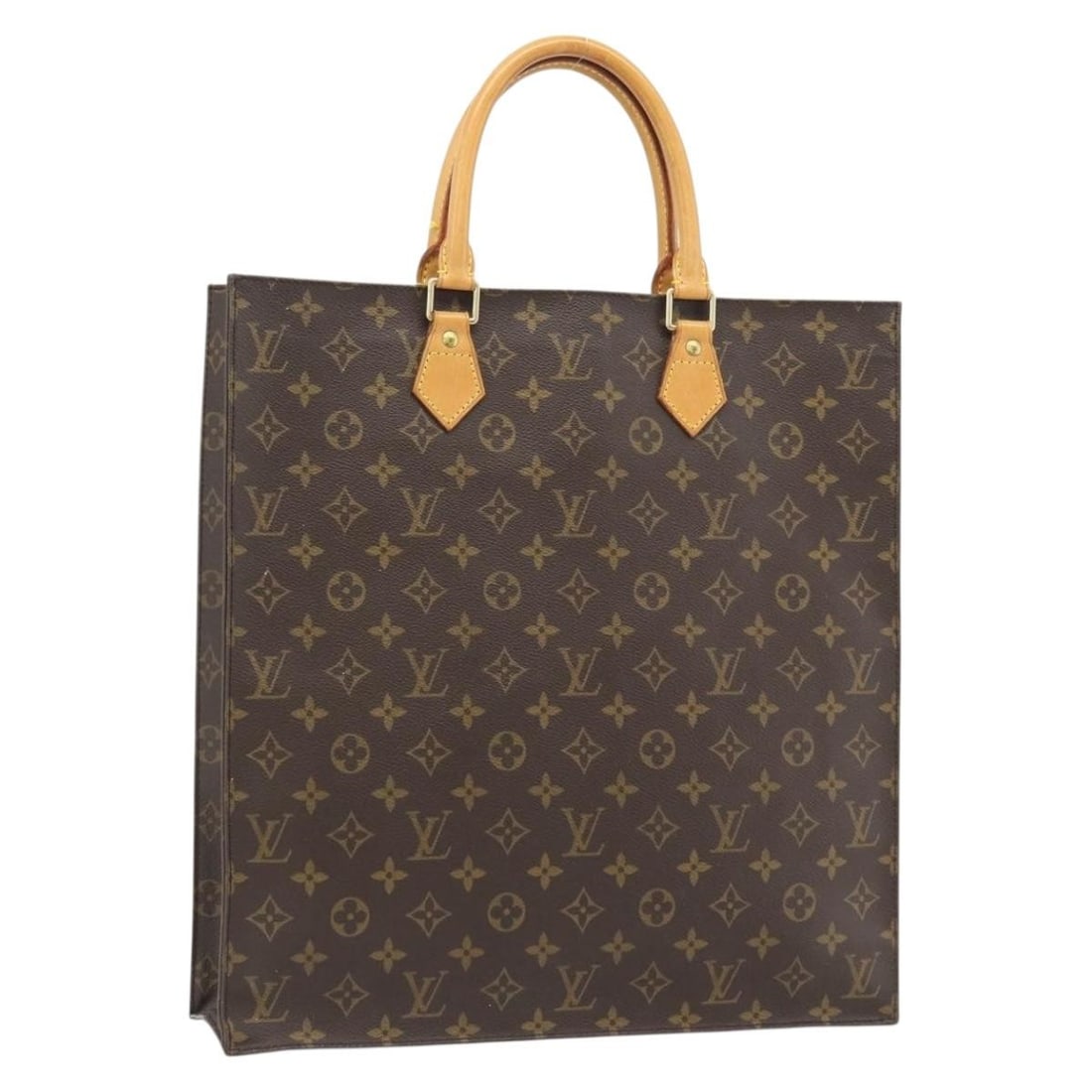 Louis Vuitton M51140 Sac Plat Monogram Canvas Tote Bag: Louis Vuitton M51140 Sac Plat Monogram Canvas Tote Bag Louis Vuitton Sac Plat handbag in Monogram canvas, model M51140, made in France. This women's handbag is offered as the bag only; item box and du