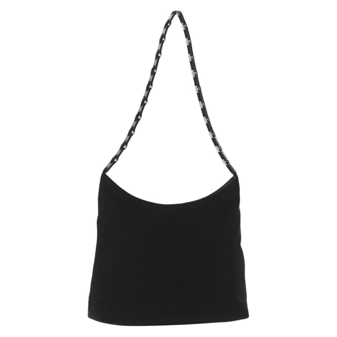 Salvatore Ferragamo Vala Black Nylon Shoulder Bag: Salvatore Ferragamo Vala Black Nylon Shoulder Bag This Salvatore Ferragamo Vala shoulder bag is crafted from black nylon and designed for women. Made in Italy, it features a practical shoulder strap w