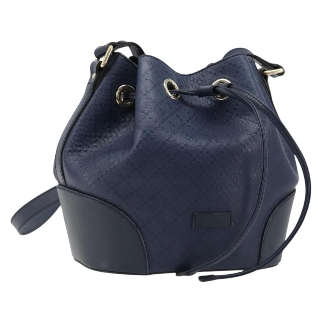 Gucci 354229 Diamante Leather Shoulder Bag Navy Gold: Gucci 354229 Diamante Leather Shoulder Bag Navy Gold Gucci Diamante shoulder bag in navy leather with gold-tone accents. Made in Italy, this bag features a shoulder strap with an approximate drop of 5