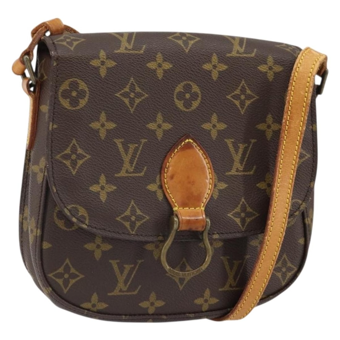 Monogram Canvas Saint Cloud MM Shoulder Bag by Louis Vuitton M51243 (1 of 18)