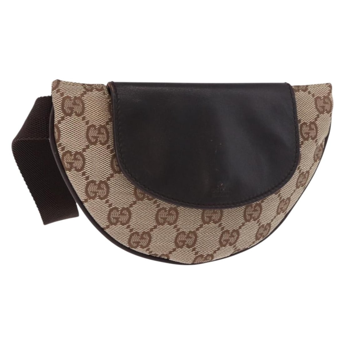 Gucci 106688 GG Canvas Belt Bag Beige Gold Italy: Gucci 106688 GG Canvas Belt Bag Beige Gold Italy Gucci GG Canvas waist bag in beige and gold, made in Italy from GG Canvas. The bag measures approximately W19 cm x H12 cm, with a shoulder drop of appr