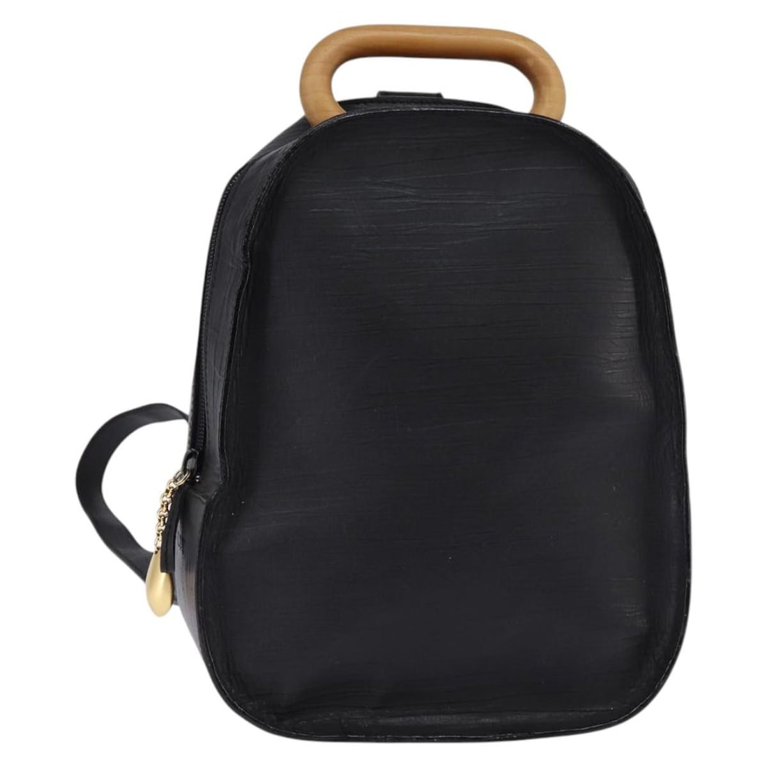BALLY Black Gold Leather Backpack Made in Italy BA4807 (1 of 18)