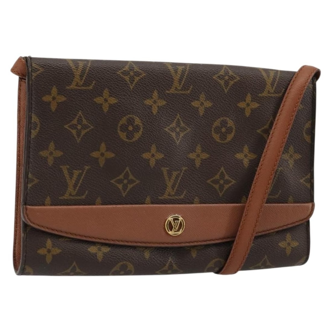 Louis Vuitton Bordeaux Monogram Canvas Shoulder Bag M51798 with Strap: Louis Vuitton Bordeaux Monogram Canvas Shoulder Bag M51798 with Strap This Louis Vuitton Monogram Bordeaux 24 shoulder bag features the iconic monogram canvas and is designed for women. The bag is cra