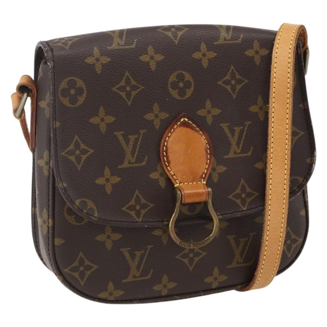 Louis Vuitton M51243 Saint Cloud MM Monogram Canvas Shoulder Bag (1 of 18)