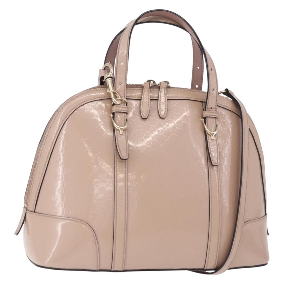 Gucci 309617 Beige Micro GG Canvas 2 Way Handbag with Strap (1 of 18)