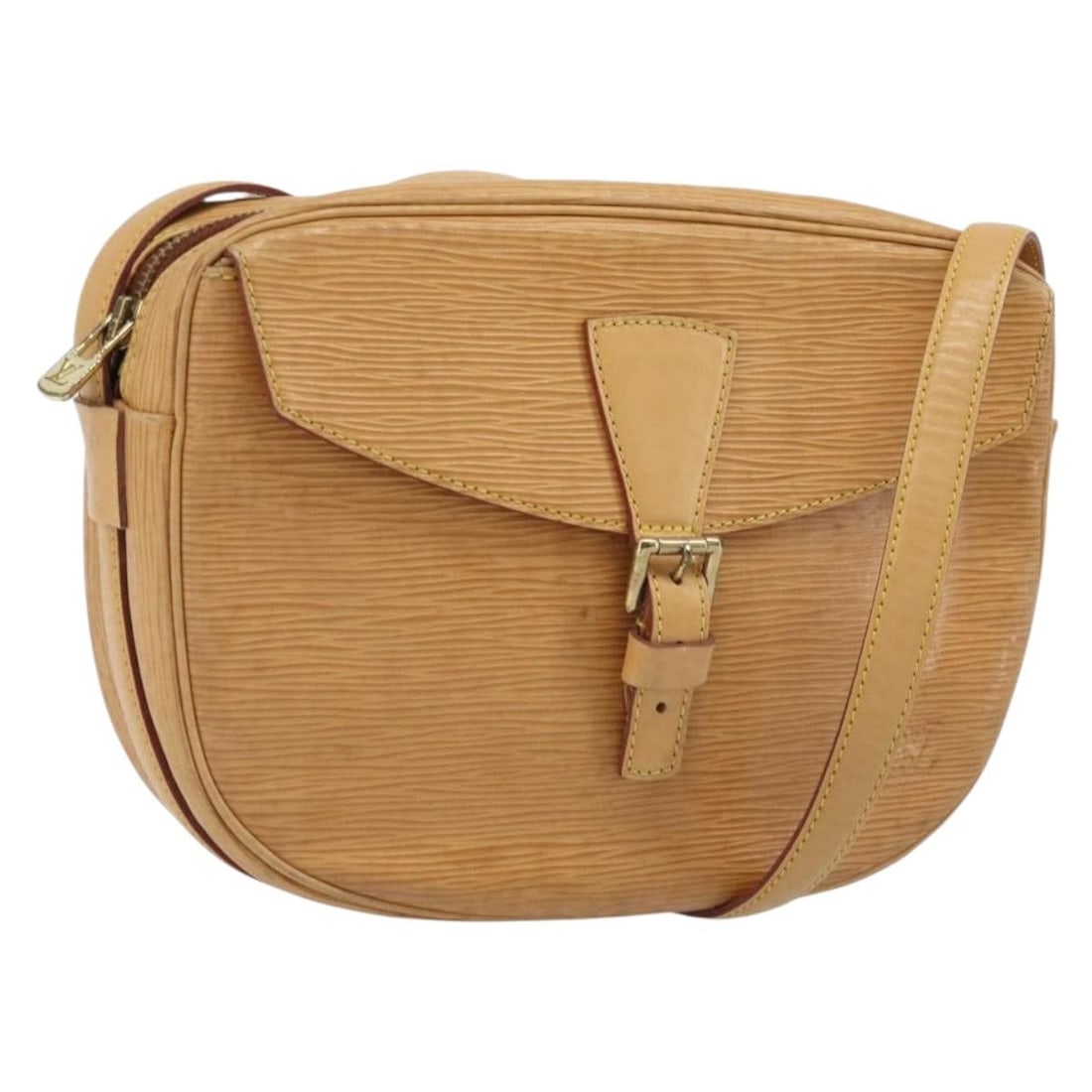 Louis Vuitton Jeune Fille MM Epi Leather Beige Shoulder Bag M52156 (1 of 18)