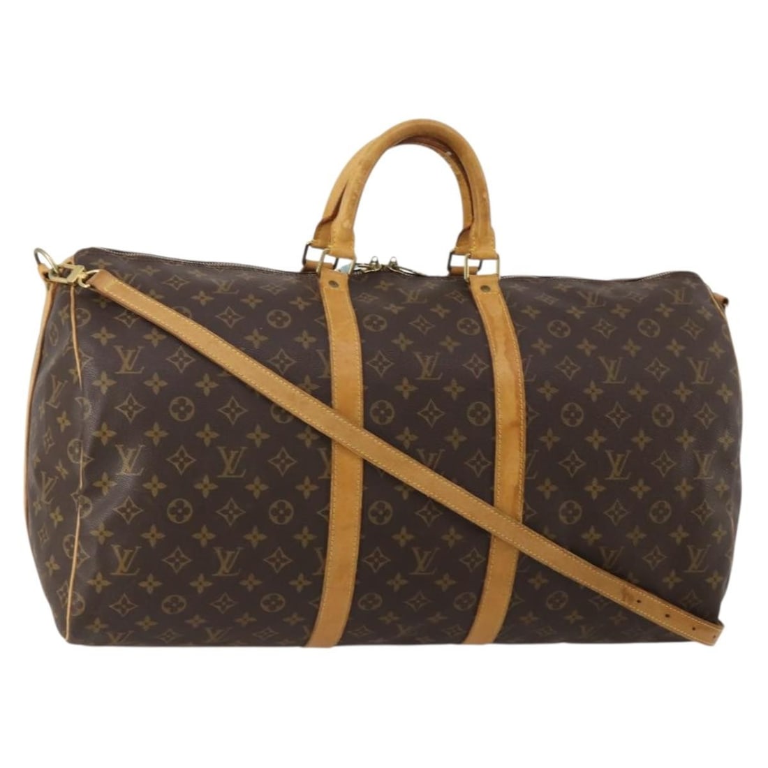 Louis Vuitton M41414 Keepall 55 Monogram Canvas Boston Bag (1 of 18)
