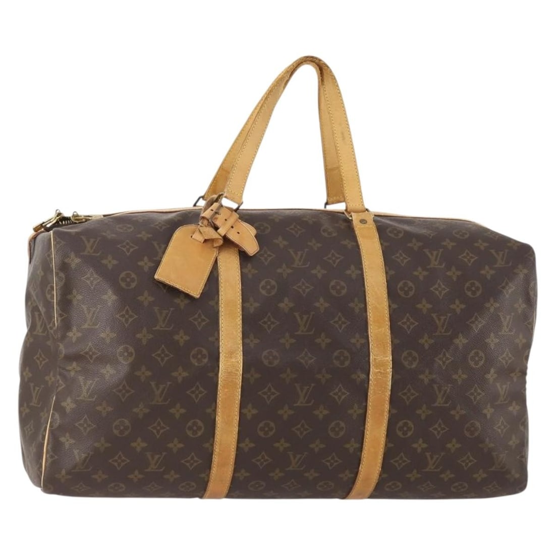 Louis Vuitton M41622 Sac Souple 55 Monogram Canvas Boston Bag: Louis Vuitton M41622 Sac Souple 55 Monogram Canvas Boston Bag Louis Vuitton Monogram Sac Souple 55 Boston Bag, style M41622, made in France. It is crafted from Monogram Canvas and comes with a name ta