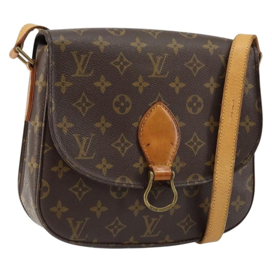 Louis Vuitton M51242 Saint Cloud GM Monogram Canvas Shoulder Bag: Louis Vuitton M51242 Saint Cloud GM Monogram Canvas Shoulder Bag Louis Vuitton Saint Cloud GM shoulder bag in Monogram Canvas, made in France. This women's bag features the Monogram exterior and an ad