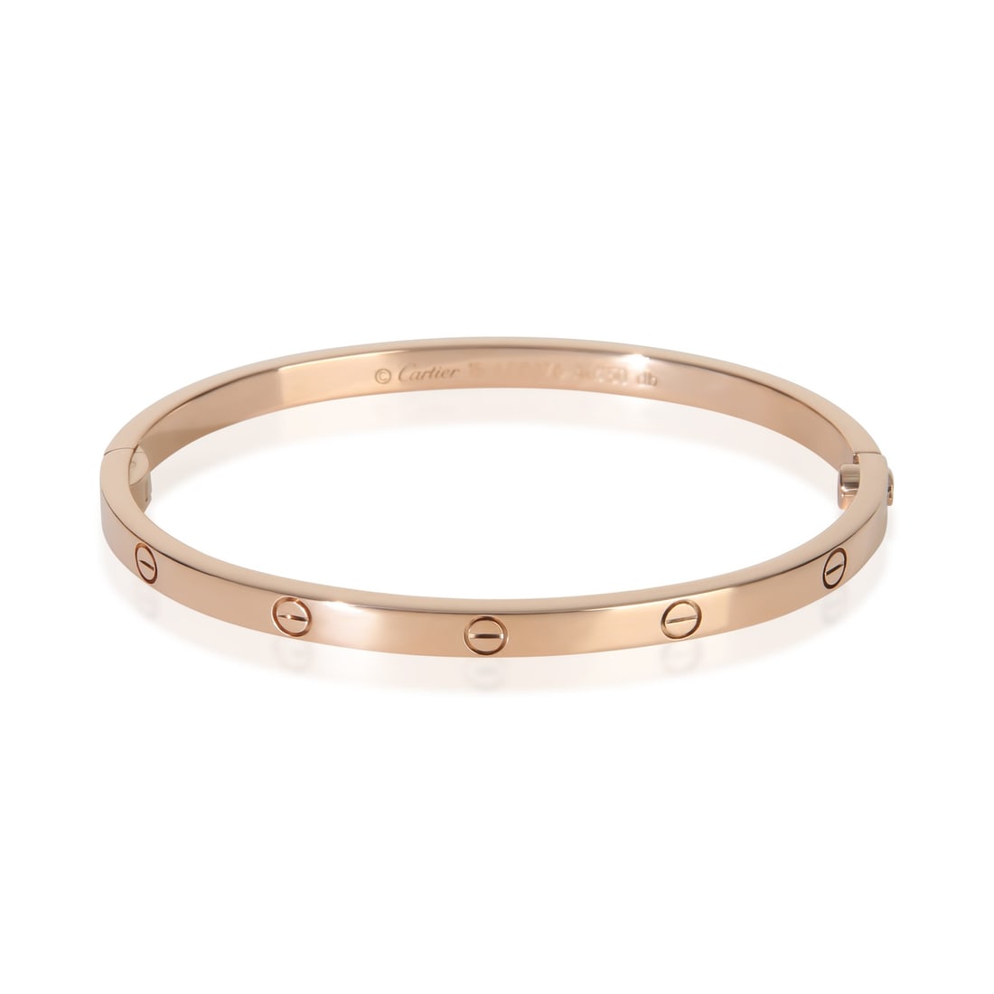 Cartier Small Model Love Bracelet 18k Rose Gold with Box Papers (1 of 6)