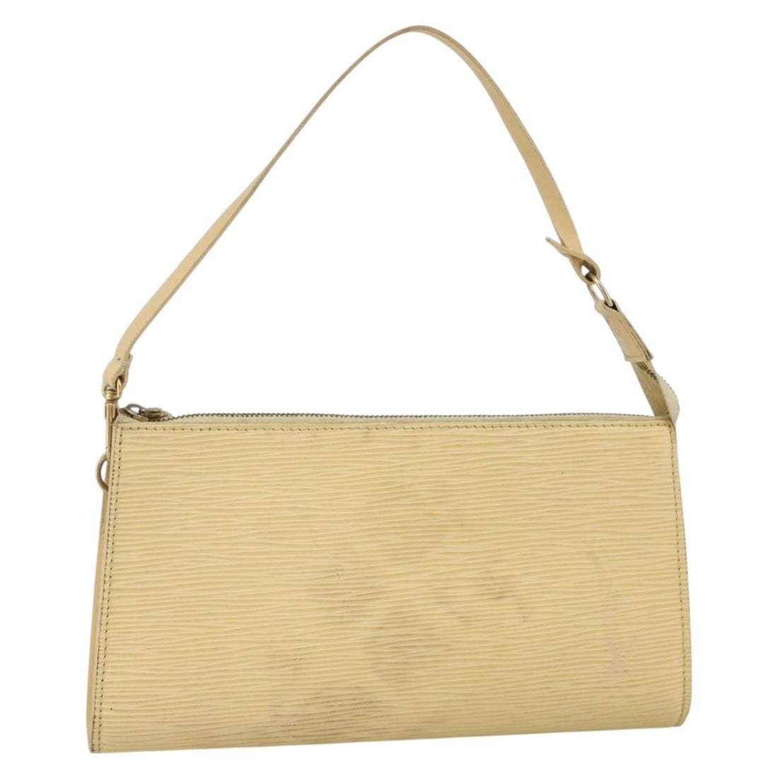 Louis Vuitton Epi Leather Vanilla Pochette Accessoires M5294A Pouch: Louis Vuitton Epi Leather Vanilla Pochette Accessoires M5294A Pouch This Louis Vuitton Epi Pochette Accessoires pouch features vanilla-colored Epi leather and is designed for women. The accessory pouc