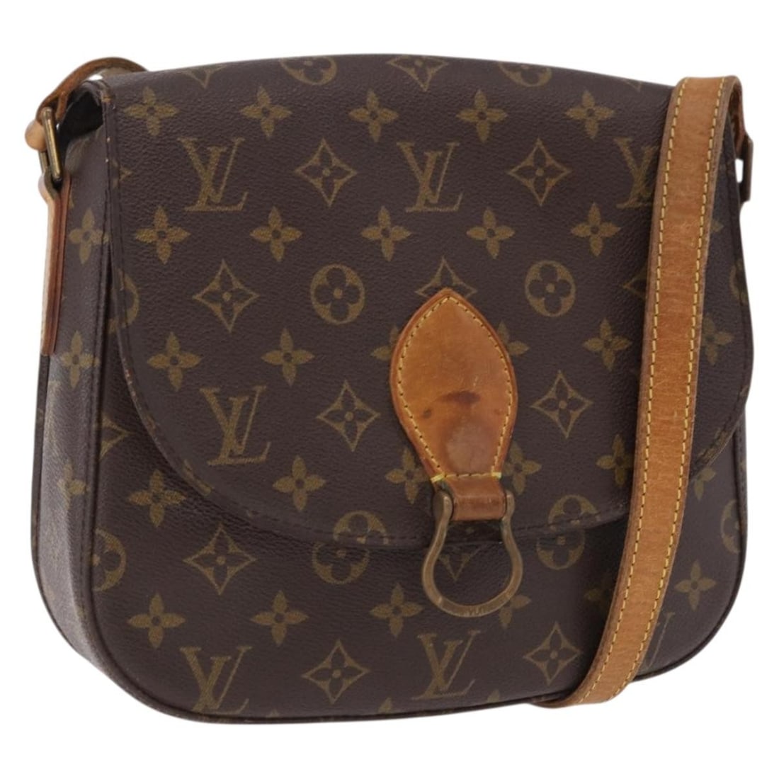 Louis Vuitton M51242 Saint Cloud GM Monogram Canvas Shoulder Bag: Louis Vuitton M51242 Saint Cloud GM Monogram Canvas Shoulder Bag Louis Vuitton Saint Cloud GM shoulder bag in Monogram Canvas with a Monogram colorway. Made in France, this bag features a shoulder str