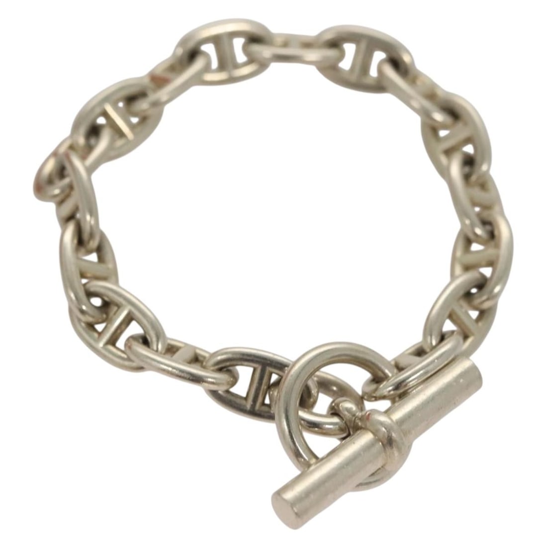 Hermes Chene Dunkle MM Silver Bracelet Ag925 17 Links (1 of 13)