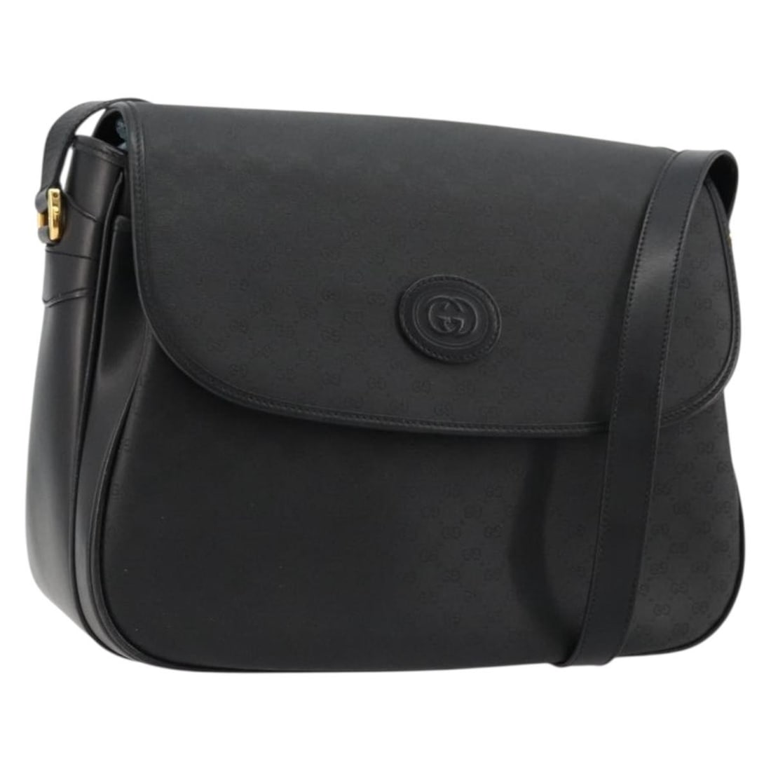 Gucci 001 256 1044 Micro GG Canvas Shoulder Bag Black Gold: Gucci 001 256 1044 Micro GG Canvas Shoulder Bag Black Gold This Gucci shoulder bag is made from Micro Small GG Canvas in black and gold. It was made in Italy and features product number 001 256 1044 a